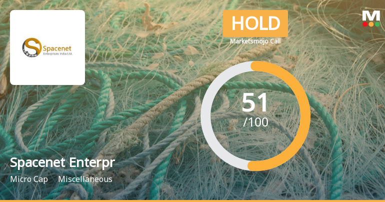 Spacenet Enterprises India Ltd is Rated Hold