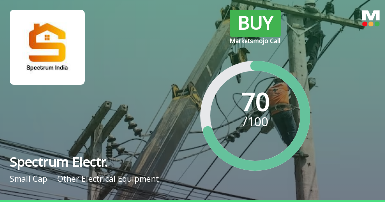 Spectrum Electrical Industries Ltd is Rated Buy