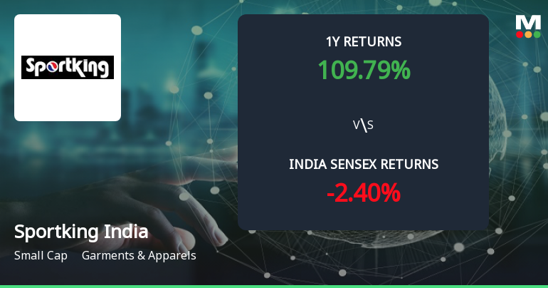 112.64% Stock Return, 3.6% Profit Growth: What's Driving Sportking India Ltd's Multibagger Rerating?