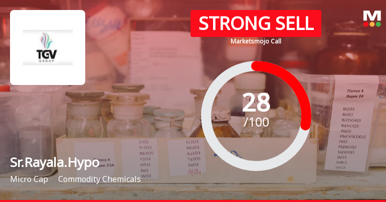 Sree Rayalaseema Hi-Strength Hypo Ltd Downgraded to Strong Sell Amid Valuation and Technical Concerns
