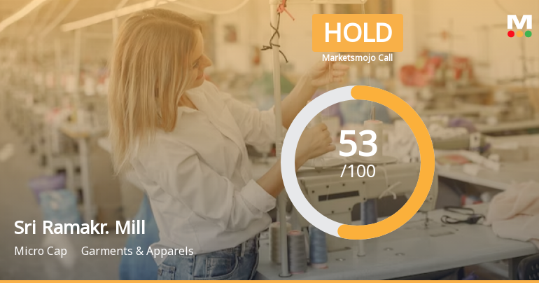 Sri Ramakrishna Mills (Coimbatore) Ltd is Rated Hold