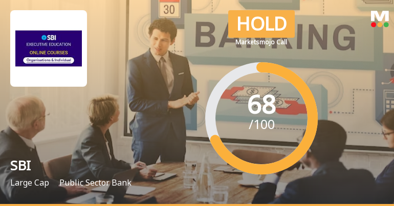 State Bank of India is Rated Hold by MarketsMOJO