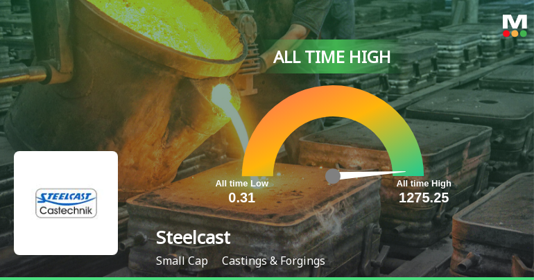 Steelcast Ltd Hits All-Time High of Rs 356.05 as Momentum Builds Across Timeframes