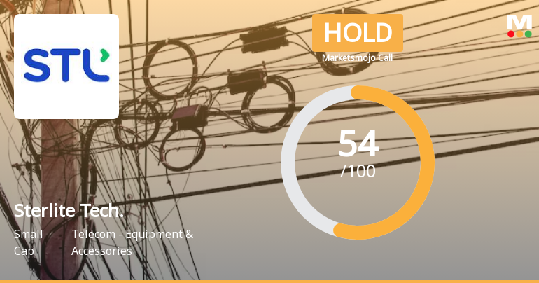 Sterlite Technologies Ltd is Rated Hold