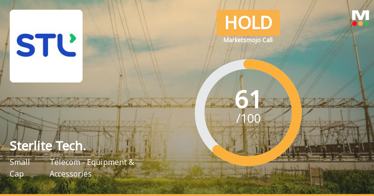 Sterlite Technologies Ltd is Rated Hold