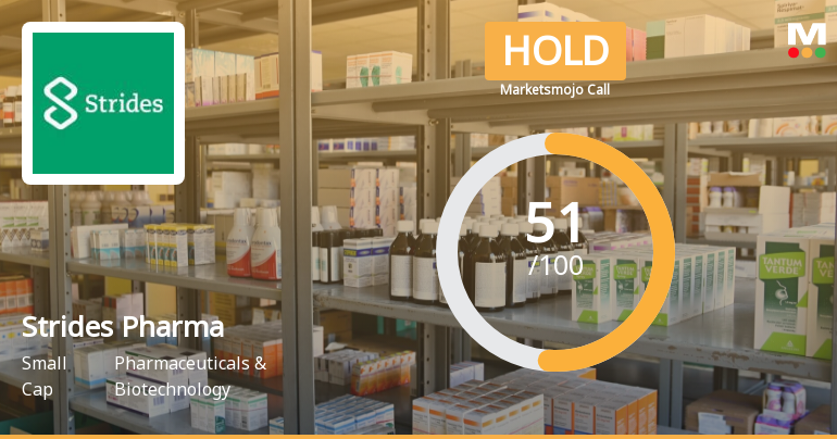 Strides Pharma Science Ltd is Rated Hold