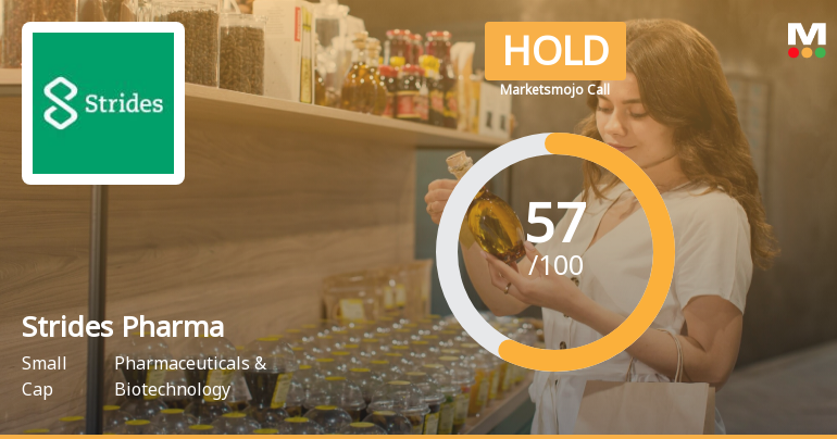 Strides Pharma Science Ltd is Rated Hold by MarketsMOJO