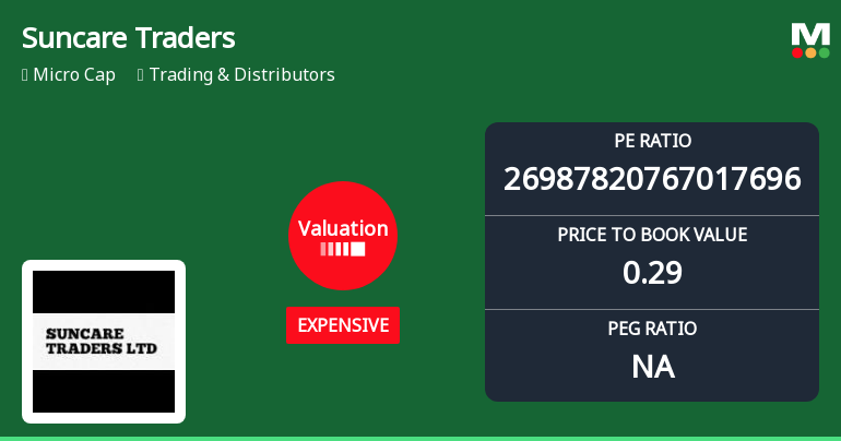 Suncare Traders Ltd Valuation Shift Highlights Price Attractiveness Concerns