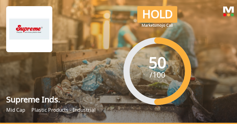 Supreme Industries Ltd Upgraded to Hold by MarketsMOJO Amid Mixed Financial and Technical Signals