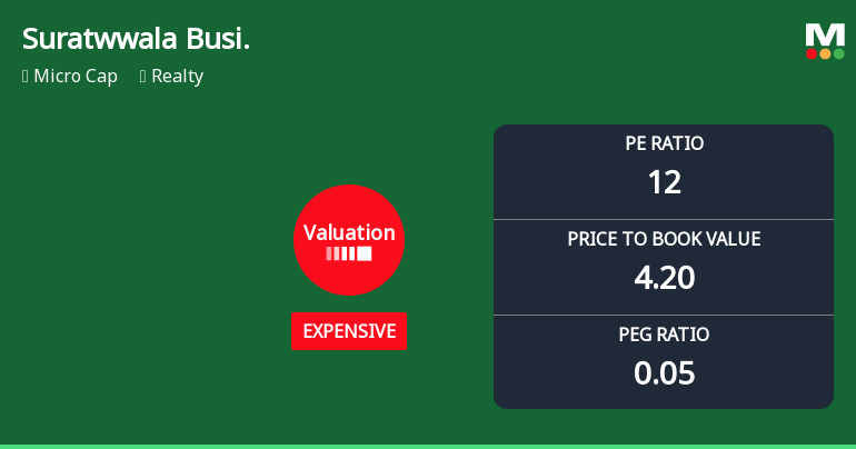 Suratwwala Business Group Ltd Valuation Shifts Signal Changing Market Sentiment