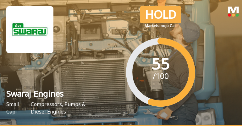 Swaraj Engines Ltd is Rated Hold by MarketsMOJO