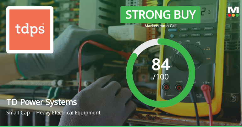 TD Power Systems Ltd Upgraded to Strong Buy on Robust Fundamentals and Technicals