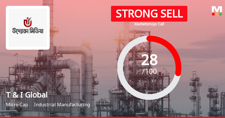 T & I Global Ltd Downgraded to Strong Sell Amid Valuation and Technical Concerns