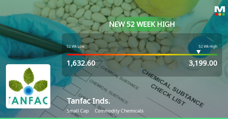 Broad-Based Technical Strength Lifts Tanfac Industries Ltd to 52-Week High of Rs 3199