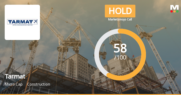 Tarmat Ltd Upgraded to Hold by MarketsMOJO on Strong Technical and Financial Performance