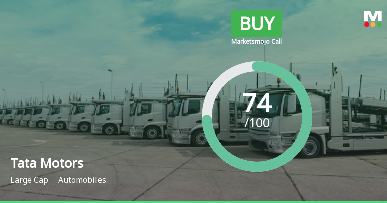 Tata Motors Ltd is Rated Buy by MarketsMOJO