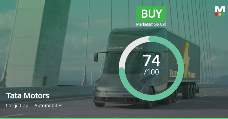Tata Motors Ltd is Rated Buy by MarketsMOJO