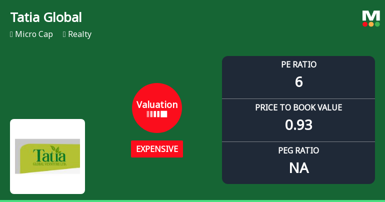 Tatia Global Venture Ltd Valuation Shifts Amidst Market Challenges