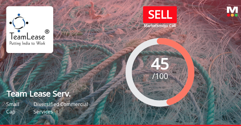 Team Lease Services Ltd is Rated Sell