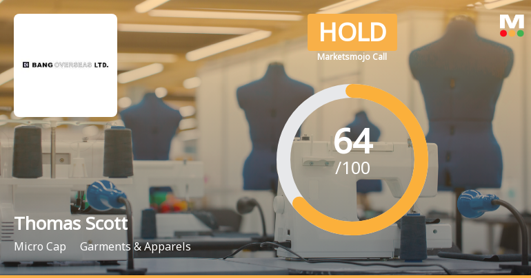 Thomas Scott India Ltd Downgraded to Hold Amid Mixed Technical and Valuation Signals