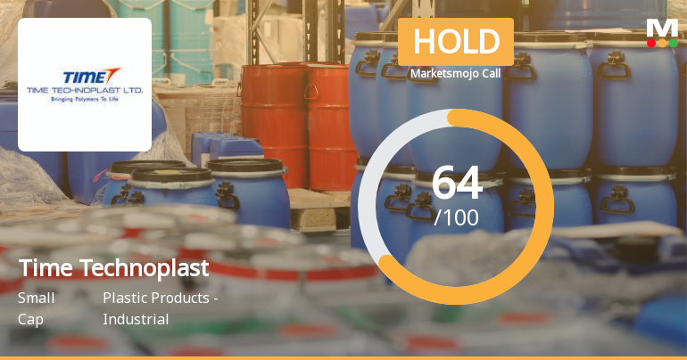 Time Technoplast Ltd. Downgraded to Hold Amid Mixed Technicals and Valuation Shifts