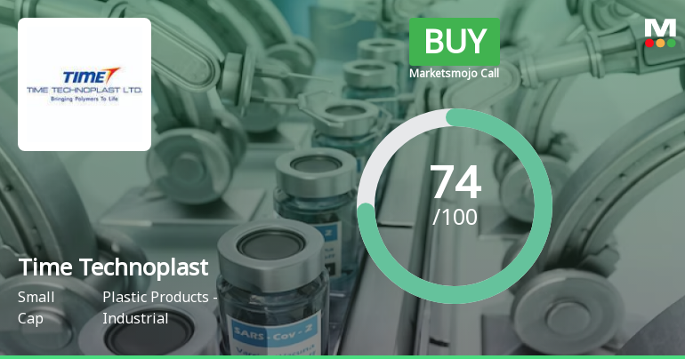 Time Technoplast Ltd. is Rated Buy by MarketsMOJO