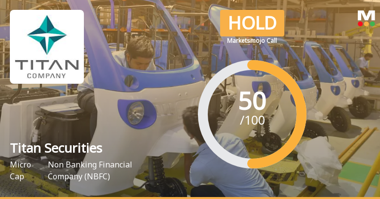 Titan Securities Ltd Upgraded to Hold by MarketsMOJO on Technical and Financial Improvements