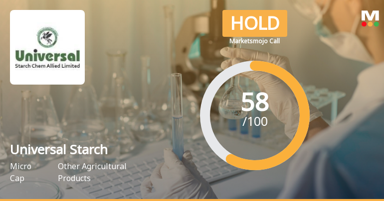 Universal Starch Chem Allied Ltd is Rated Hold