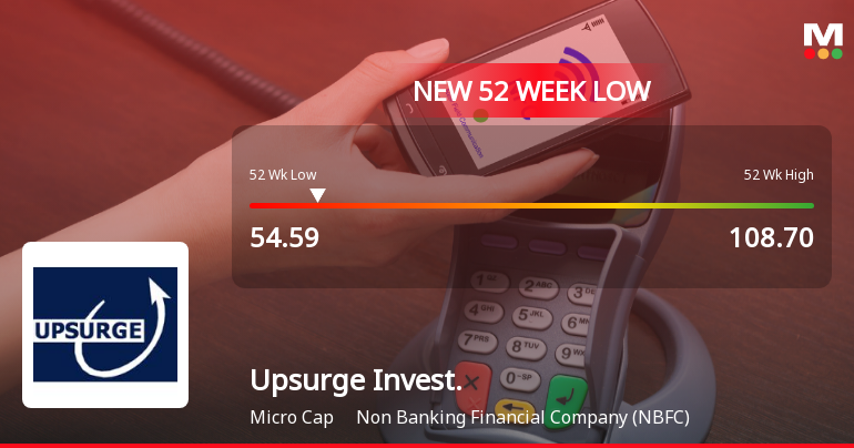 Markets Rally, But Upsurge Investment & Finance Ltd Sinks to 52-Week Low in Stock-Specific Sell-Off