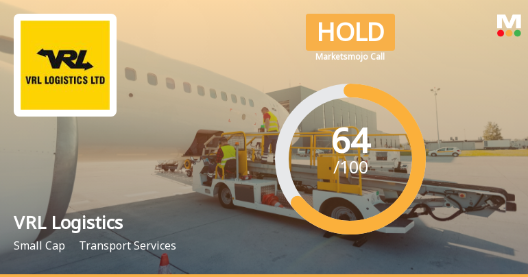 VRL Logistics Ltd Upgraded to Hold by MarketsMOJO on Improved Valuation and Technicals