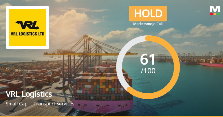 VRL Logistics Ltd is Rated Hold by MarketsMOJO