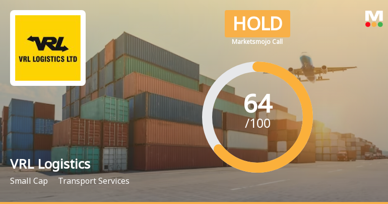 VRL Logistics Ltd is Rated Hold
