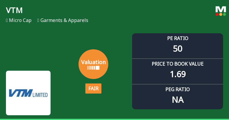 VTM Ltd Valuation Shifts to Fair Amidst Mixed Market Performance