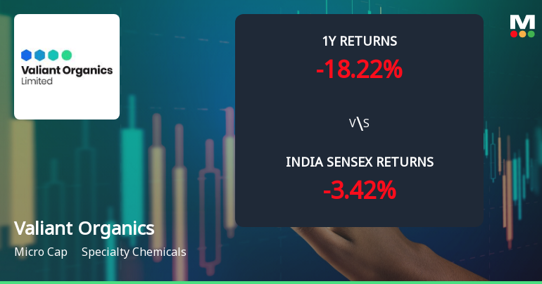 Valiant Organics Ltd Technical Momentum Shifts Signal Mild Bullish Outlook