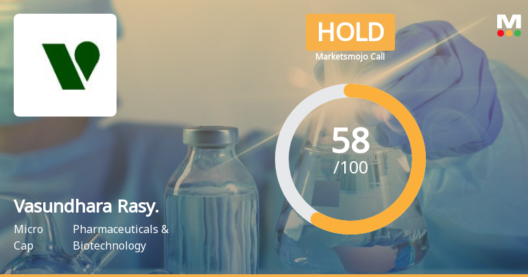 Vasundhara Rasayans Ltd is Rated Hold by MarketsMOJO