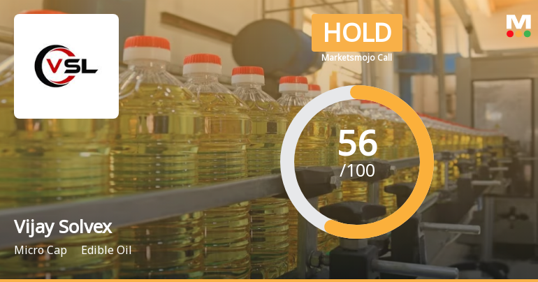 Vijay Solvex Ltd is Rated Hold