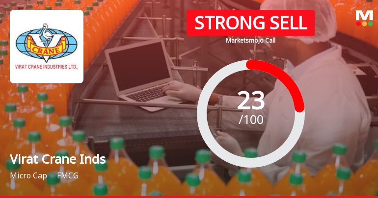 Virat Crane Industries Ltd is Rated Strong Sell
