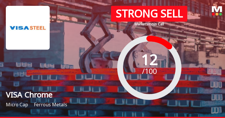 Visa Steel Ltd is Rated Strong Sell