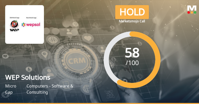 WEP Solutions Ltd is Rated Hold by MarketsMOJO