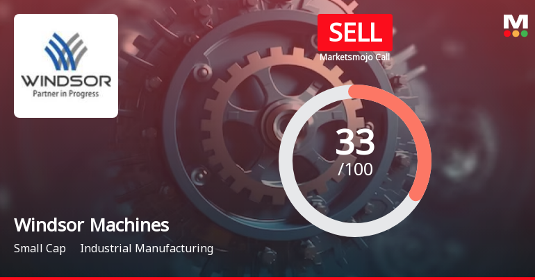 Windsor Machines Ltd is Rated Sell by MarketsMOJO