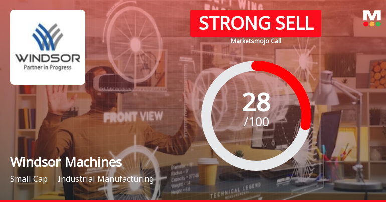 Windsor Machines Ltd is Rated Strong Sell