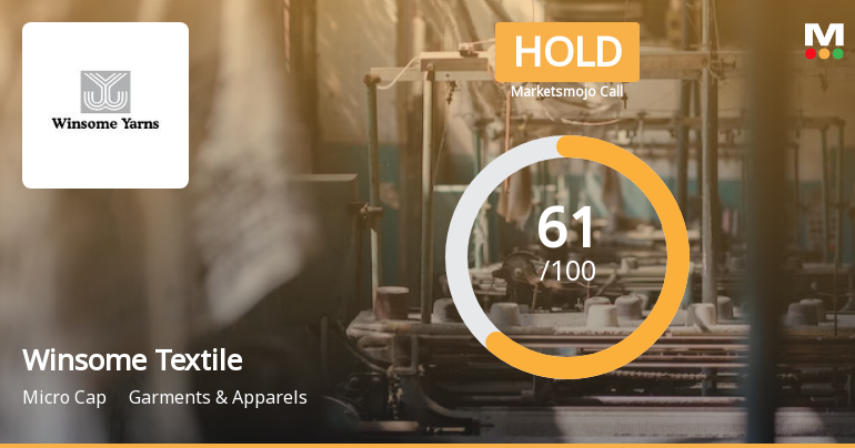 Winsome Textile Industries Ltd is Rated Hold