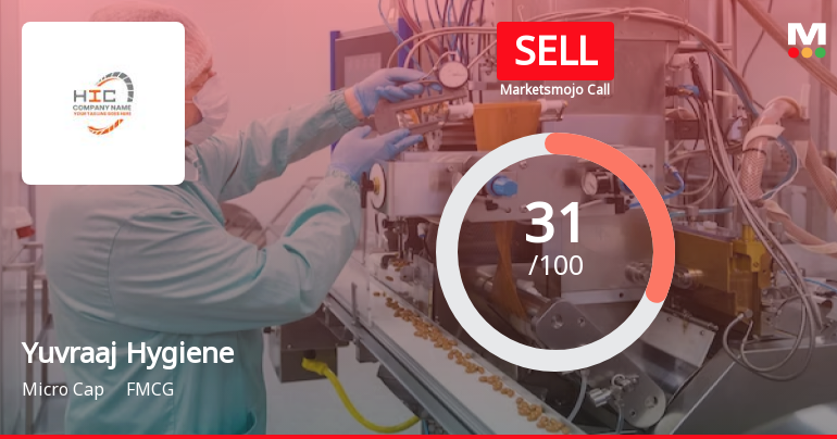 Yuvraaj Hygiene Products Ltd Upgraded to Sell on Improved Valuation and Financial Trends