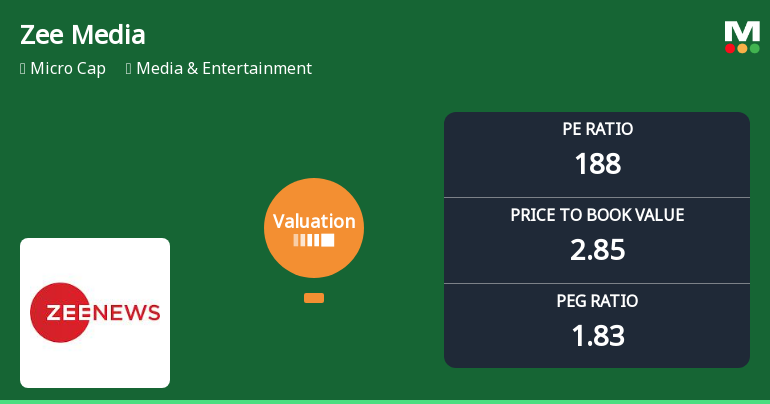 Zee Media Corporation Ltd Valuation Shifts Signal Heightened Risk for Investors