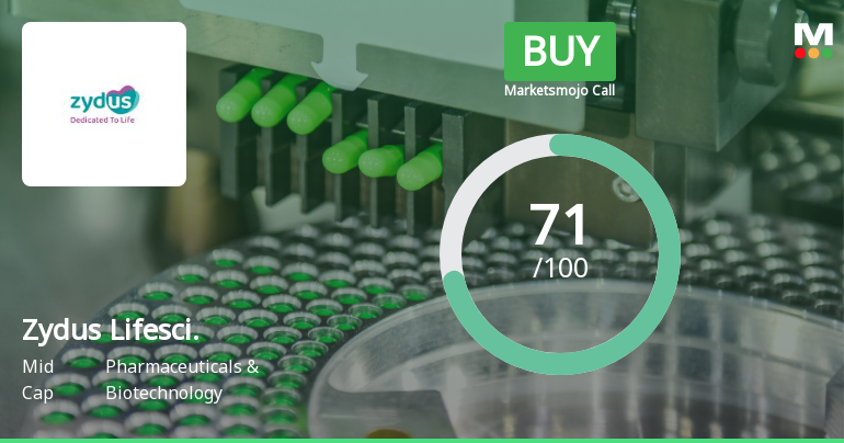 Zydus Lifesciences Ltd Upgraded to Buy on Strong Technical and Fundamental Signals