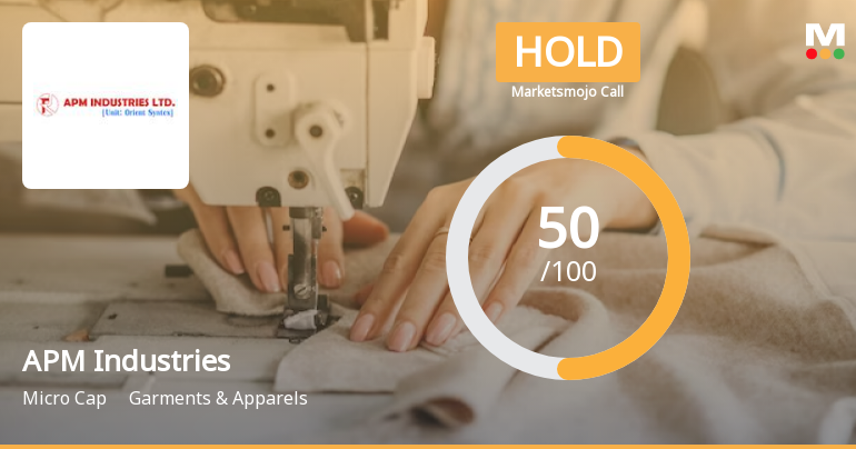 APM Industries Ltd is Rated Hold