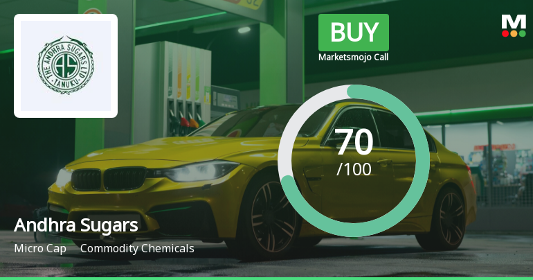Andhra Sugars Ltd is Rated Buy by MarketsMOJO