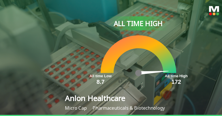 Anlon Healthcare Ltd Hits All-Time High of Rs 28.8 as Momentum Builds Across Timeframes