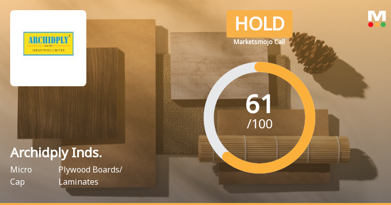 Archidply Industries Ltd is Rated Hold