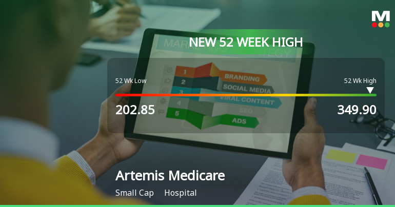 Broad-Based Technical Strength Lifts Artemis Medicare Services Ltd to 52-Week High of Rs 349.9